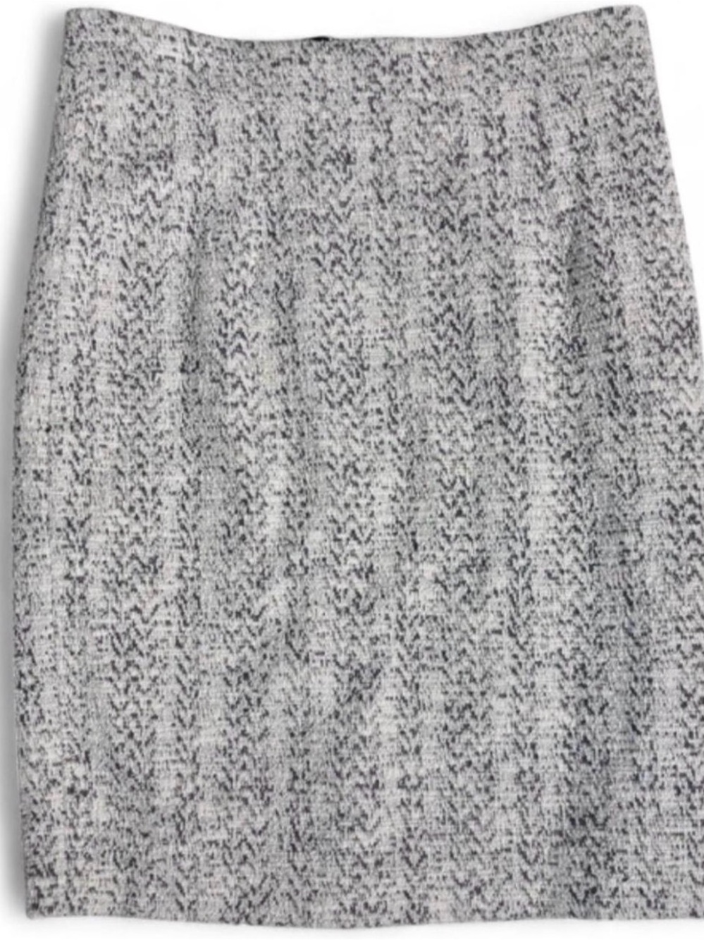 Banana Republic Gray Textured Pencil Skirt